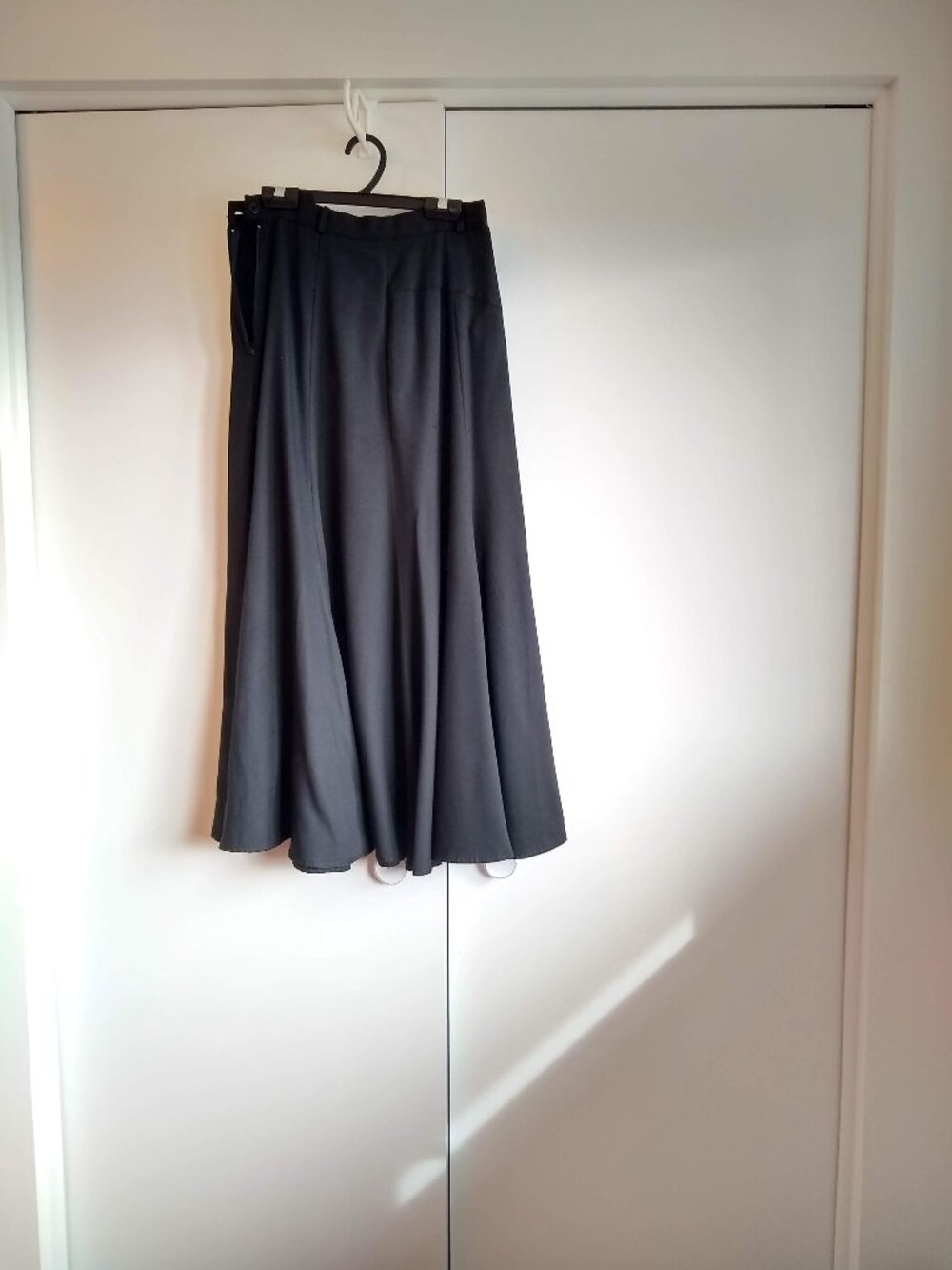 Vintage 80s midi circle wide full skirt